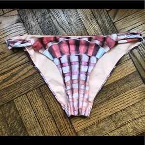 Shell Print Mara Hoffman Bikini Bottoms MEDIUM